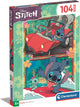 Clementoni - puzzel - 104 stukjes - stitch disney avontuur - vanaf 6 jaar