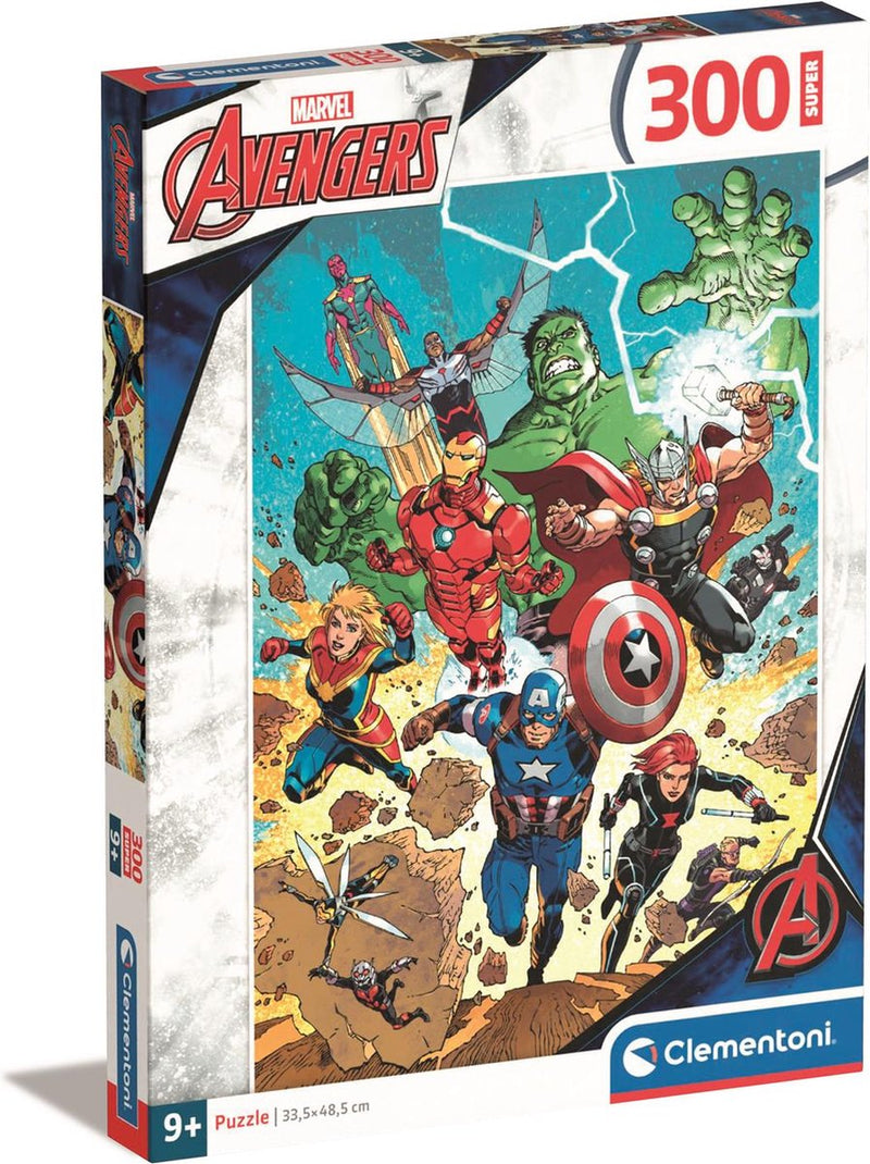 Afbeelding laden in galerijviewer, Clementoni legpuzzel super color the avengers, 300st.
