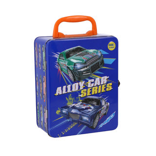 Afbeelding laden in galerijviewer, Rapid wheels opbergbox metaal met 2 diecast freewheel auto's | 2 stuks
