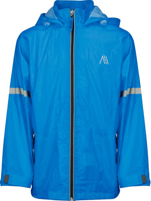 Ralka waterdichte regenjas voor kinderen - reflectie - blauw - maat 152