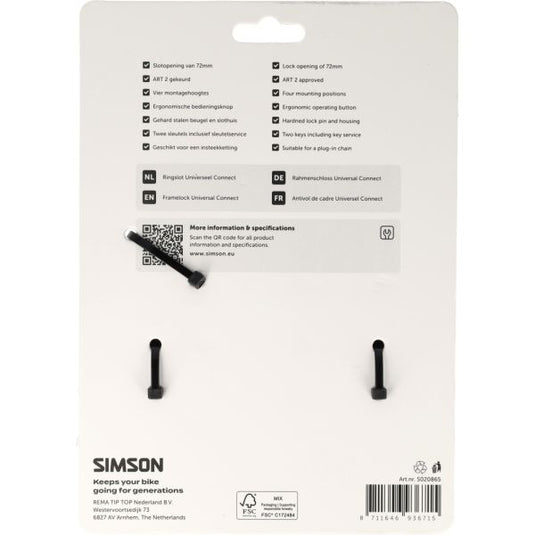 Simson ringslot art**