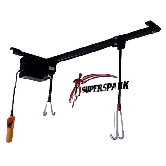 Superspark fietstakel ef tot 100kg - zwart