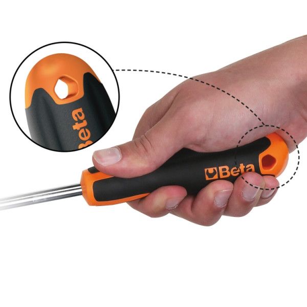 Afbeelding laden in galerijviewer, Beta evox schroevendraaier tools 1207e tx15 voor schroeven met torx® profiel - verchroomd, tip gebruneerd
