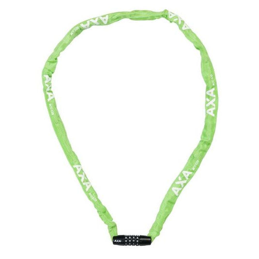 Axa slotketting rigid 120cm codeslot groen (kaart)