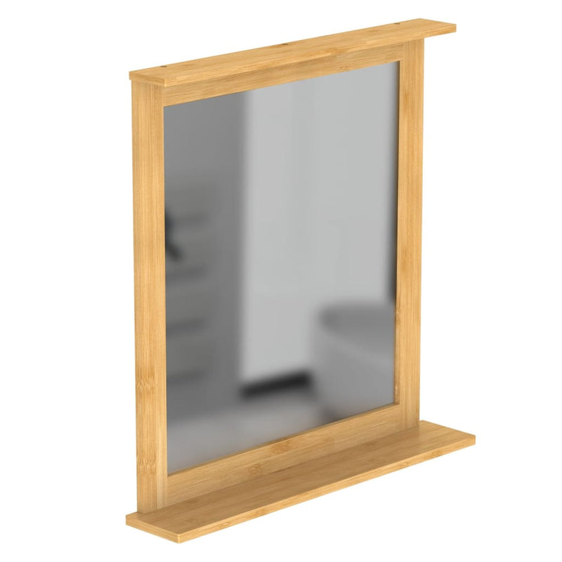 Afbeelding laden in galerijviewer, Eisl spiegel met bamboeframe 67x11x70 cm
