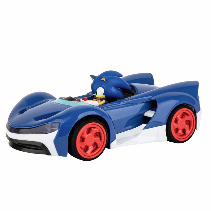 Afbeelding laden in galerijviewer, Carrera rc sonic team raceauto blauw zilver
