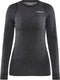 Craft - core wool merino ls tee - thermoshirt - dames - zwart - m
