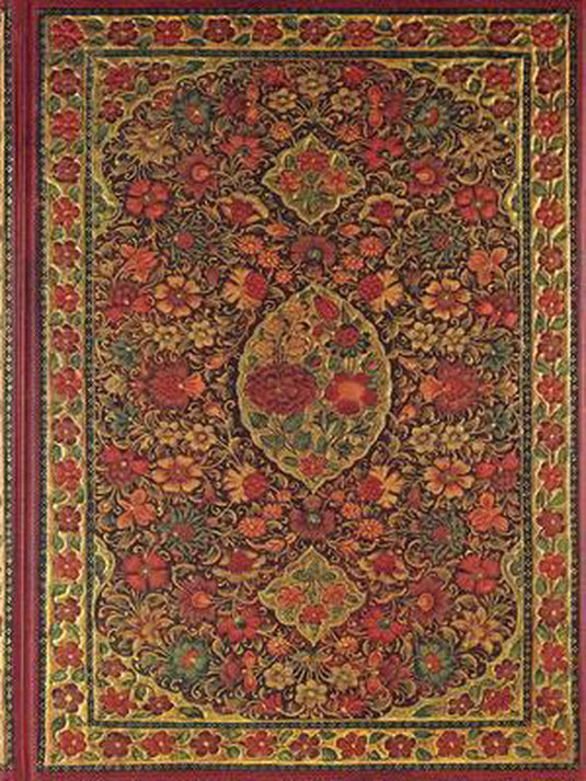 Peter pauper press gilded floral journal