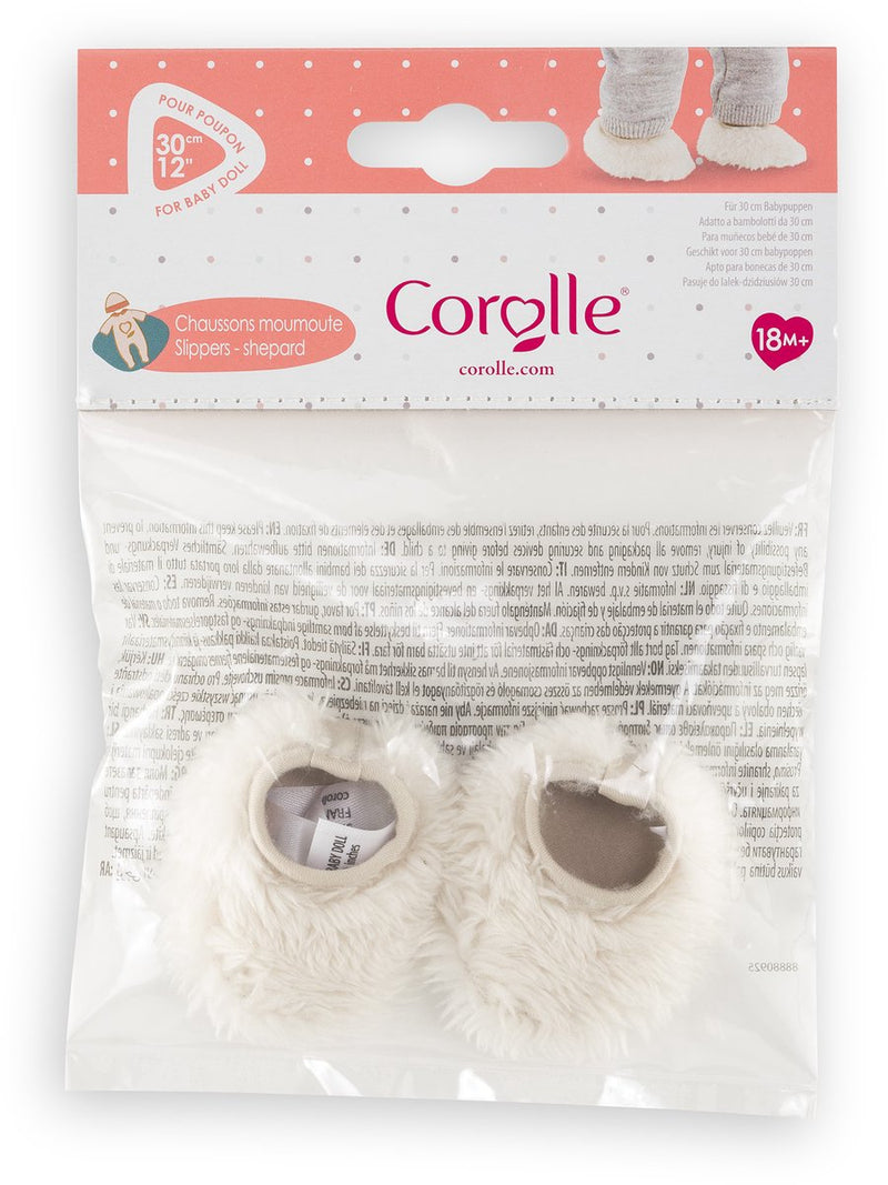 Afbeelding laden in galerijviewer, Corolle poppensloffen - zachte sloffen accessoire voor pop 30cm.
