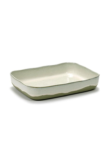 Serax - merci la nouvelle table - ovenschaal - wit - 2 stuks