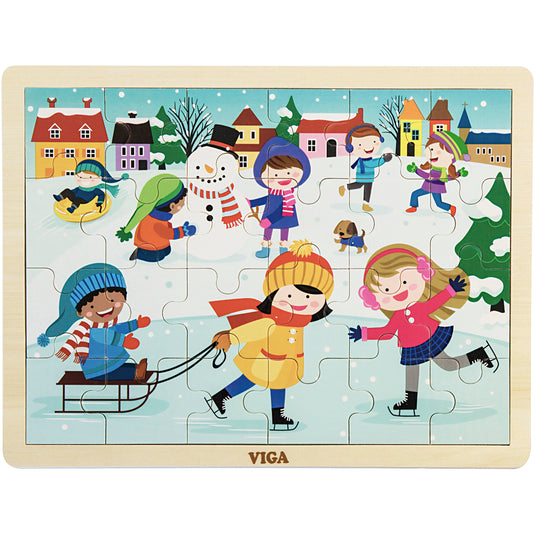 Https: www.cchobby.nl viga-seizoenen-viga-houten-puzzel-de-seizoenen-winter-afm-30x22-5-cm-24-delen-1-stuk