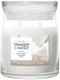 Yankee candle - soft blanket medium geurkaars - 50 branduren - 2 lonten