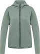 Jack wolfskin mogari hooded fz w dames outdoorjas-green zinnia