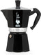 Bialetti moka express - percolator - 6 kops - aluminium - zwart