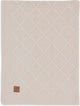 Jollein deken wieg 75x100cm check knit oatmeal