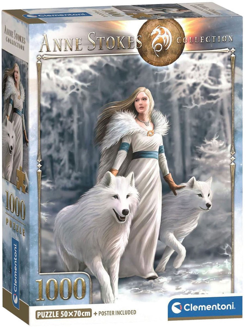 Afbeelding laden in galerijviewer, Clementoni legpuzzel anne stokes winter guardians - 1000st.
