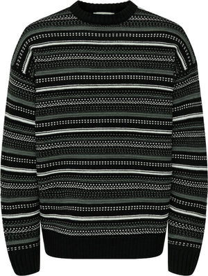 Only sons roy trui - heren sweater - black