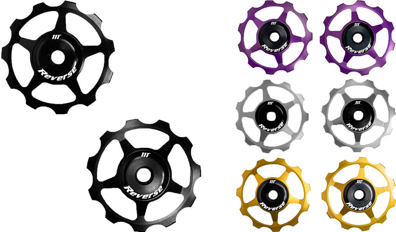 Afbeelding laden in galerijviewer, Reverse components colab aluminium pulley set
