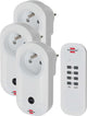 Brennenstuhl een set van 3 afstandsbedieningscontactdozen 1000w rc ce1 3001 1507041