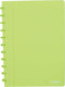 Atoma trendy schrift, ft a4, 144 bladzijden, gelijnd, transparant groen