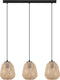 Eglo dembleby - hanglamp - e27 - 90 cm - zwart