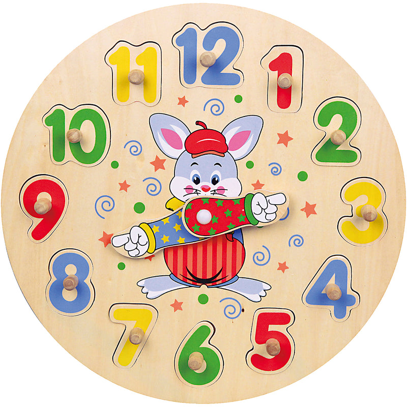 Afbeelding laden in galerijviewer, Https: www.cchobby.nl viga-klok-puzzel-d-30-cm-12-delen-1-stuk
