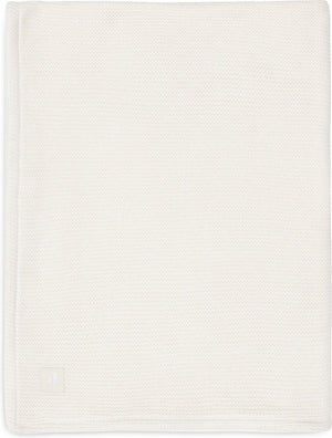 Jollein deken ledikant 100x150cm basic knit ivory coral fleece