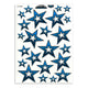 Stickerset blauw sterren