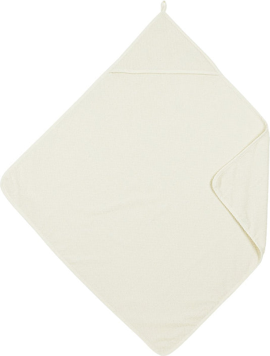 Meyco baby popcorn badcape - natural - 75x75cm