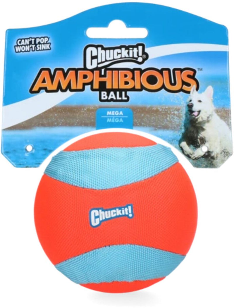 Afbeelding laden in galerijviewer, Chuckit amphibious mega ball oranje blauw
