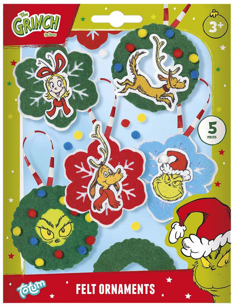 Afbeelding laden in galerijviewer, Totum ornamenten vilt grinch
