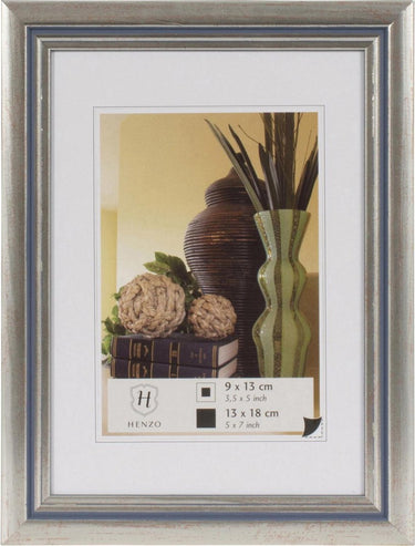 Henzo fotolijst - - artos - fotomaat 13x18 cm - grijs