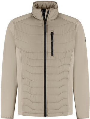 Kjelvik outdoorjas sytze donker zand 4xl