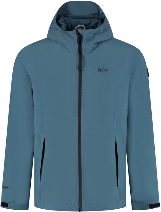 Kjelvik outdoorjas kiron blauw 4xl