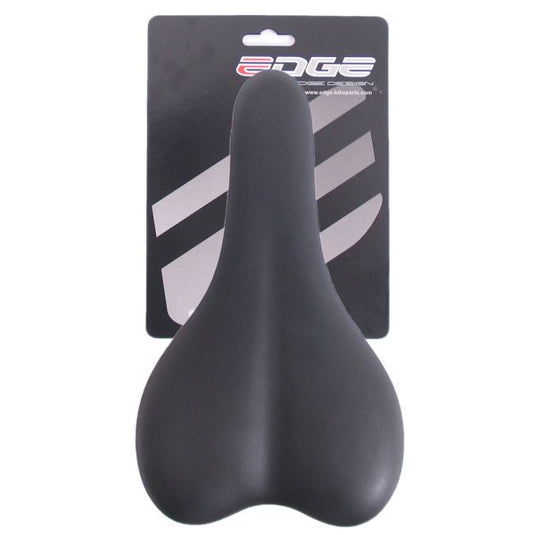 Edge fietszadel sporty - zwart (op kaart)