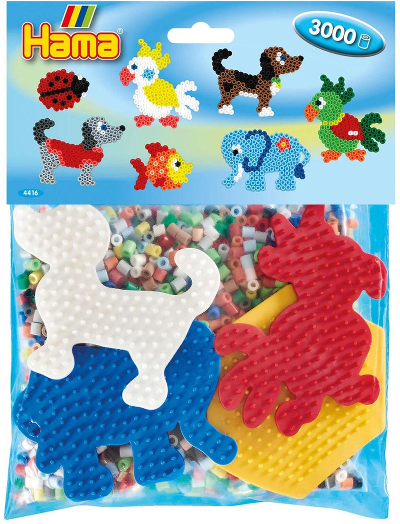Afbeelding laden in galerijviewer, Hama midi strijkkralenset group pack blauw, 3000st.
