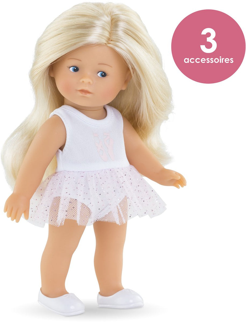 Afbeelding laden in galerijviewer, Corolle mini corrolines rosy ballerina pop, 20cm
