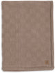 Jollein baby deken ledikant - 100x150cm - box knit - milky coffee velvet