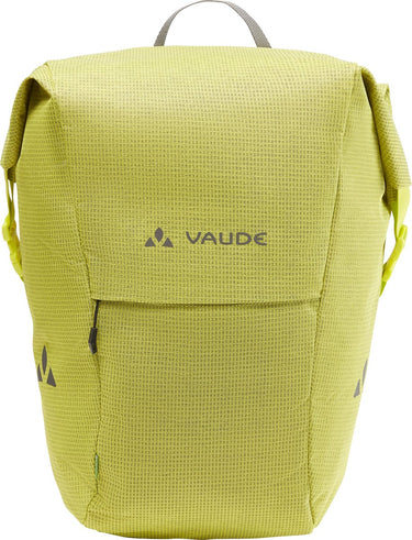 Vaude road master roll-it luminum fietstas enkele fietstas unisex bright green >70% recycled materiaal