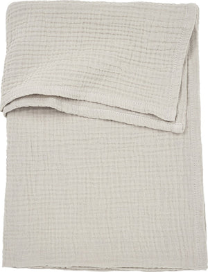 Meyco baby uni ledikant laken - pre-washed hydrofiel - greige - 100x150cm - 0.3 tog