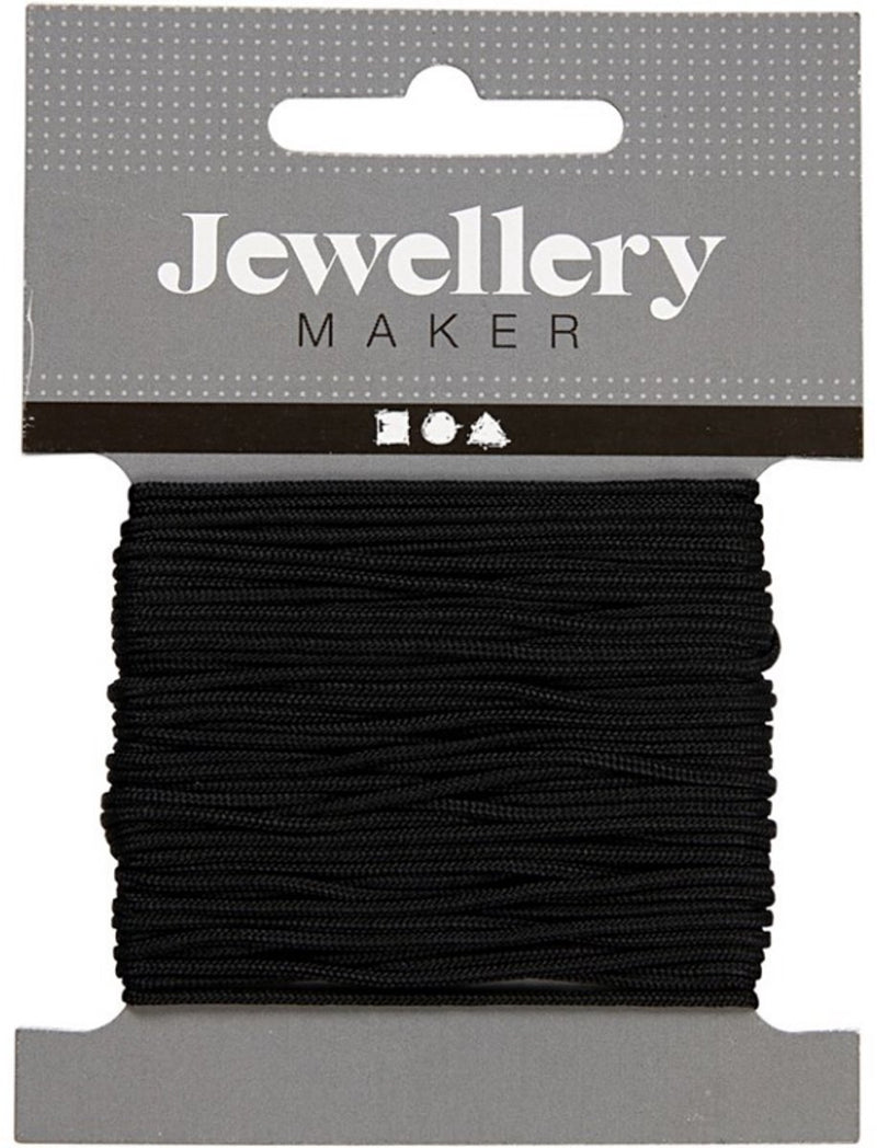 Afbeelding laden in galerijviewer, Creativ company https: www.cchobby.nl macrame-koord-dikte-1-mm-zwart-10-m-1-rol
