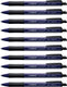 Stabilo pointball - balpen - naturecolors wildflower - navulbaar - ultramarijn blauw - doos 10 stuks