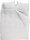 Ambiante cotton uni dekbedovertrek - effen - tweepersoons - 200x200 220 - wit