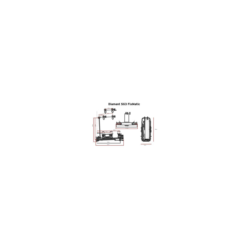 Afbeelding laden in galerijviewer, Pro-user fietsendrager diamant sg3 fixmatic

