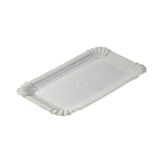 Kartonnen schaaltjes ongevoerd duplex wit 12x19cm (1000 stuks)