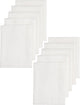 Meyco baby uni hydrofiele doeken - 10-pack - biologisch - white - 80x80 cm