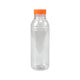 Fles rpet 500ml met oranje dop (125 stuks)