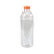 Takeaware fles rpet met oranje dop (65x1000ml)