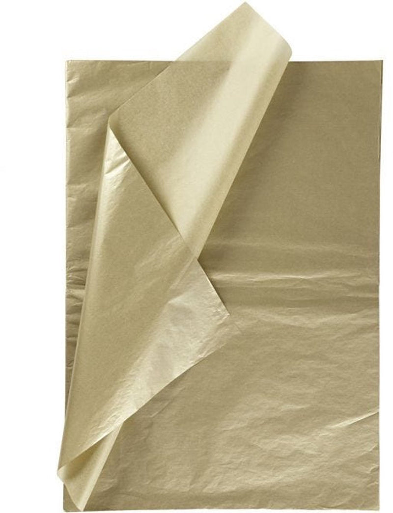 Afbeelding laden in galerijviewer, Creativ company tissuepapier goud 6 vellen 14 gr, 50x70cm

