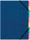 Exacompta sorteermap 54072e 7vaks a4 blauw